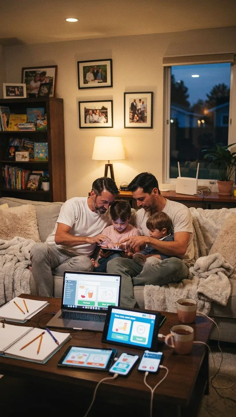 IoT technology enhancing urban living and lifestyle.