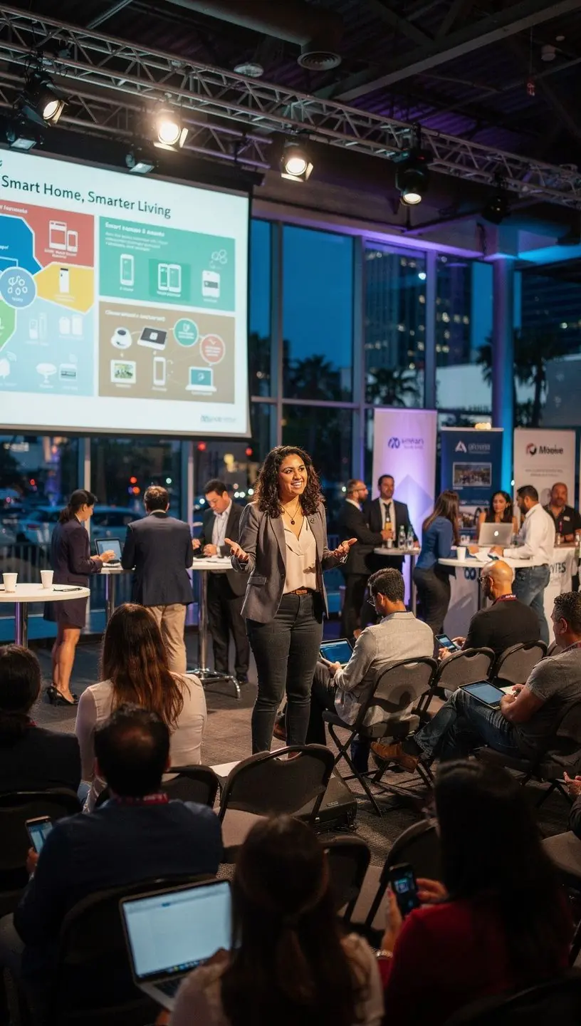 Urban residents using technology for better connectivity.